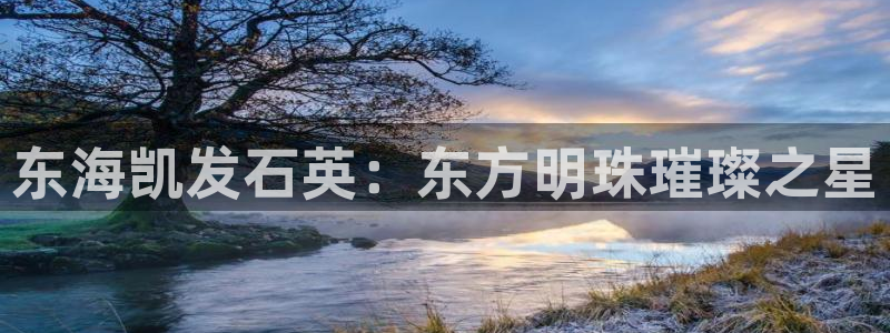 7790必发集团平台注册入口：东海凯发石英：东方明珠璀璨之星