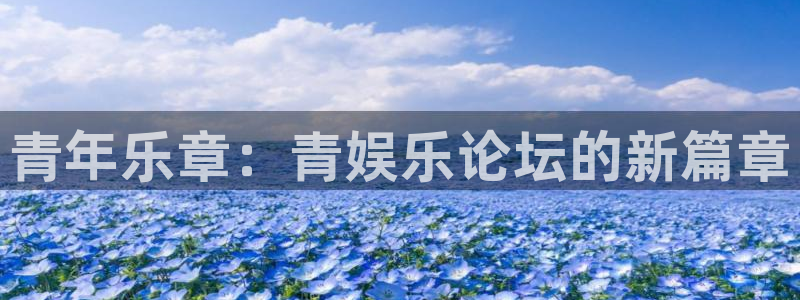 7790必发集团零能源集团：青年乐章：青娱乐论坛的新篇章