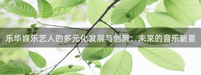7790必发集团体育官网入口登录：乐华娱乐艺人的多元化发展与创新：未来的音乐新星